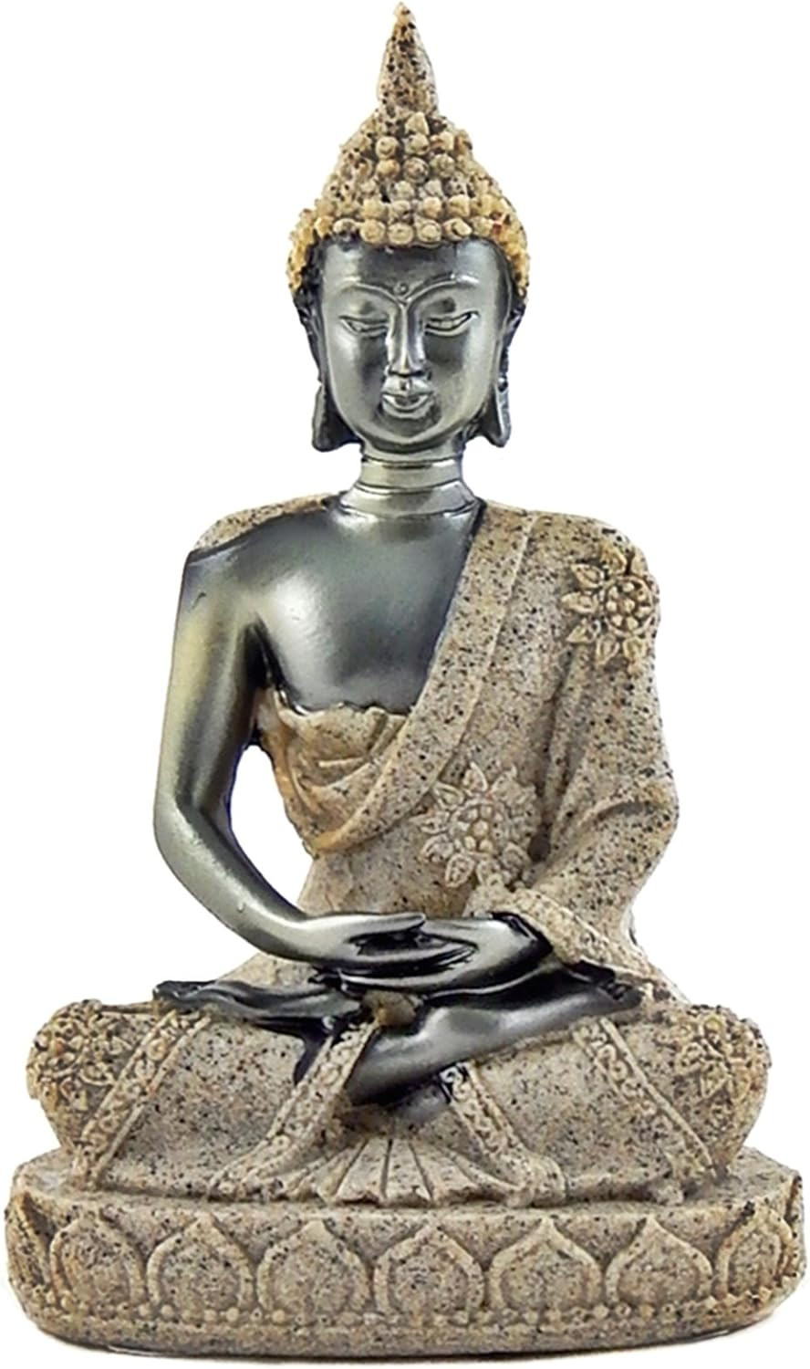 Bellaa 23637 Buddha Statue Dyana Mudra Blessing Thai Style 4" | Amazon (US)