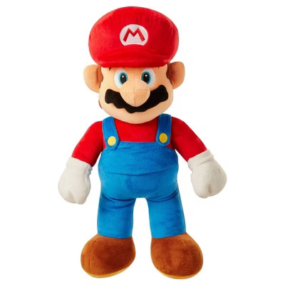Nintendo Super Mario 20" Jumbo Stuffed Plush Buddy Mario | Target