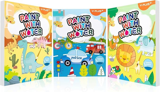YPLUS Paint with Water Books for Toddlers, Watercolor Painting Paper for Kids Ages 1-3, 2-4, Art ... | Amazon (US)