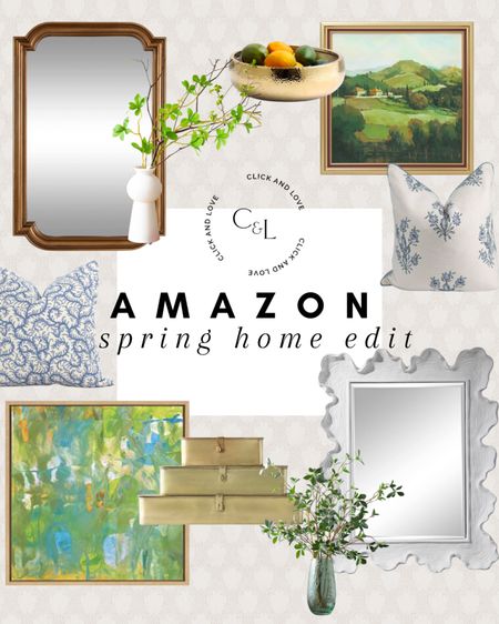 Spring home edit 💐 loving this art to incorporate color for the season! 

Mirror, accent mirror, wall decor, art, wall art, framed art, vase, floral vase, faux stems, faux greenery, decorative box, decorative bowl, gold accents, accent pillow, throw pillow, Living room, bedroom, guest room, dining room, entryway, seating area, family room, Modern home decor, traditional home decor, budget friendly home decor, Interior design, Spring home decor, spring edit, seasonal home decor, spring, spring favorites, spring refresh, look for less, designer inspired, Amazon, Amazon home, Amazon must haves, Amazon finds, amazon favorites, Amazon home decor #amazon #amazonhome



#LTKhome #LTKfindsunder50 #LTKSeasonal