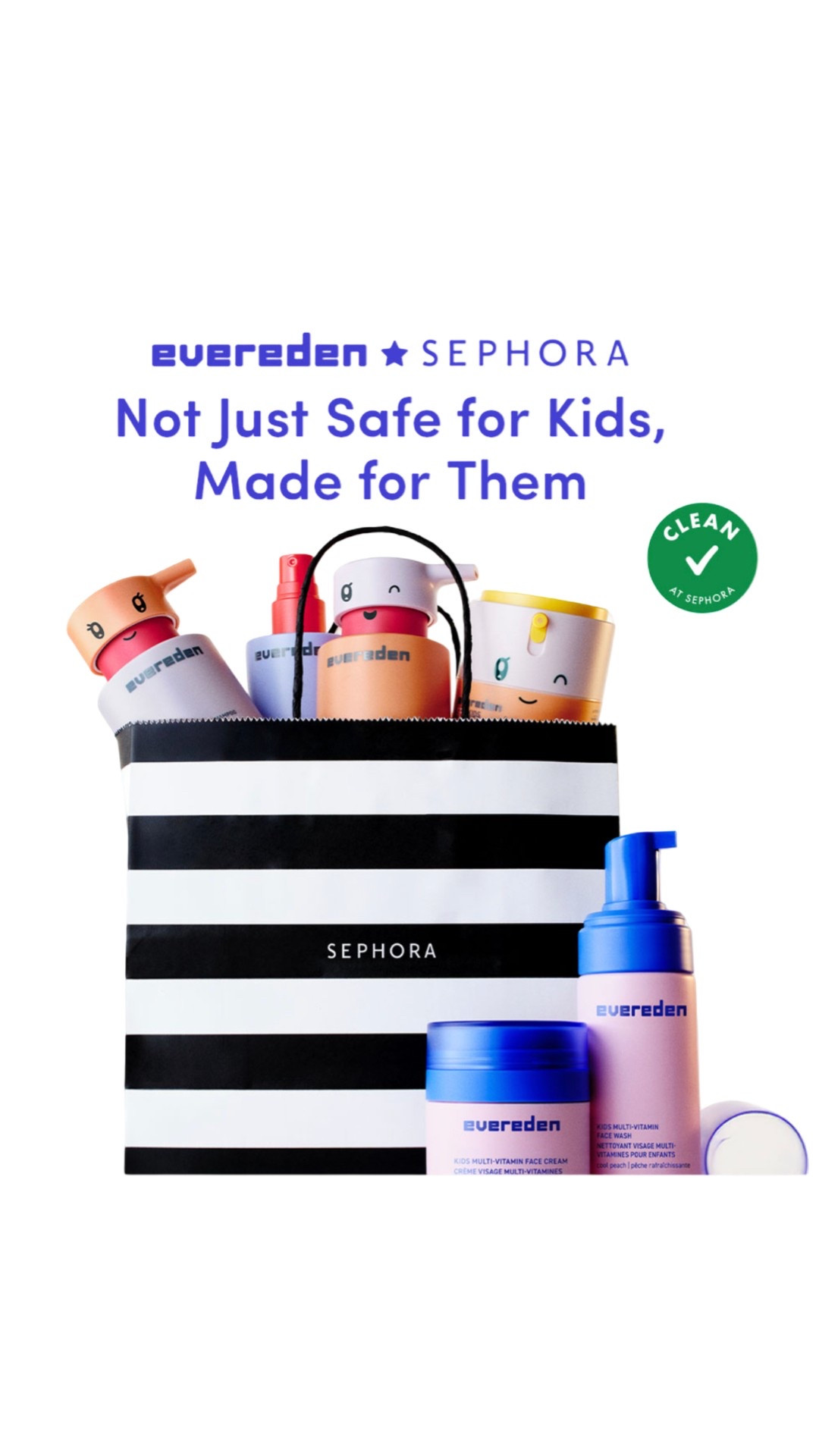 EverEden Kids Favorite Skin Care available now at Sephora !! 💛🧡💕