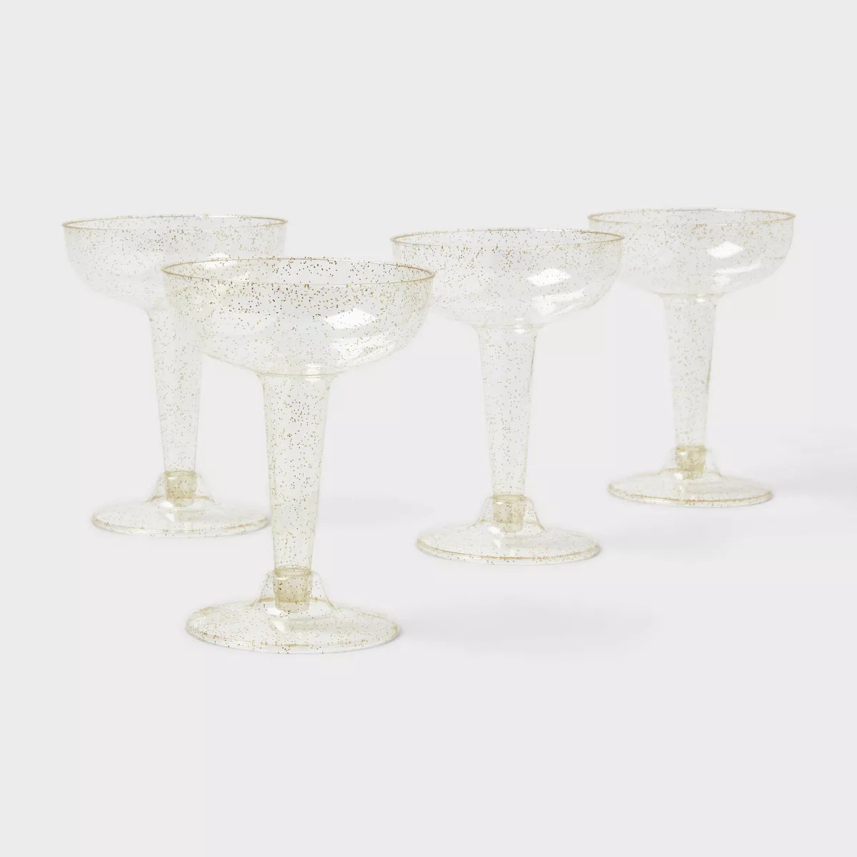 4.5oz 20ct Coupe Champagne Gold Glitter - Spritz™ | Target