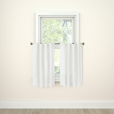 2pk 42"x36" Light Filtering Honeycomb Curtain Tiers White - Threshold™ | Target