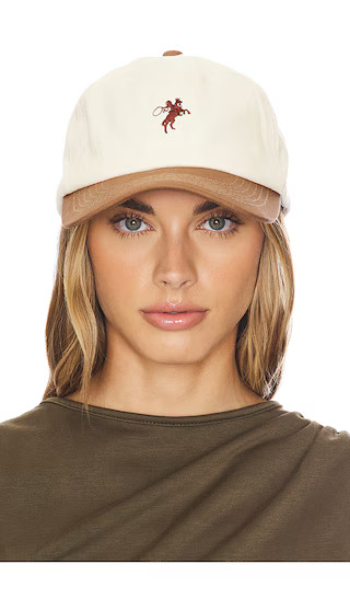 Giddy Up Papa Cap in Bone & Brown | Revolve Clothing (Global)