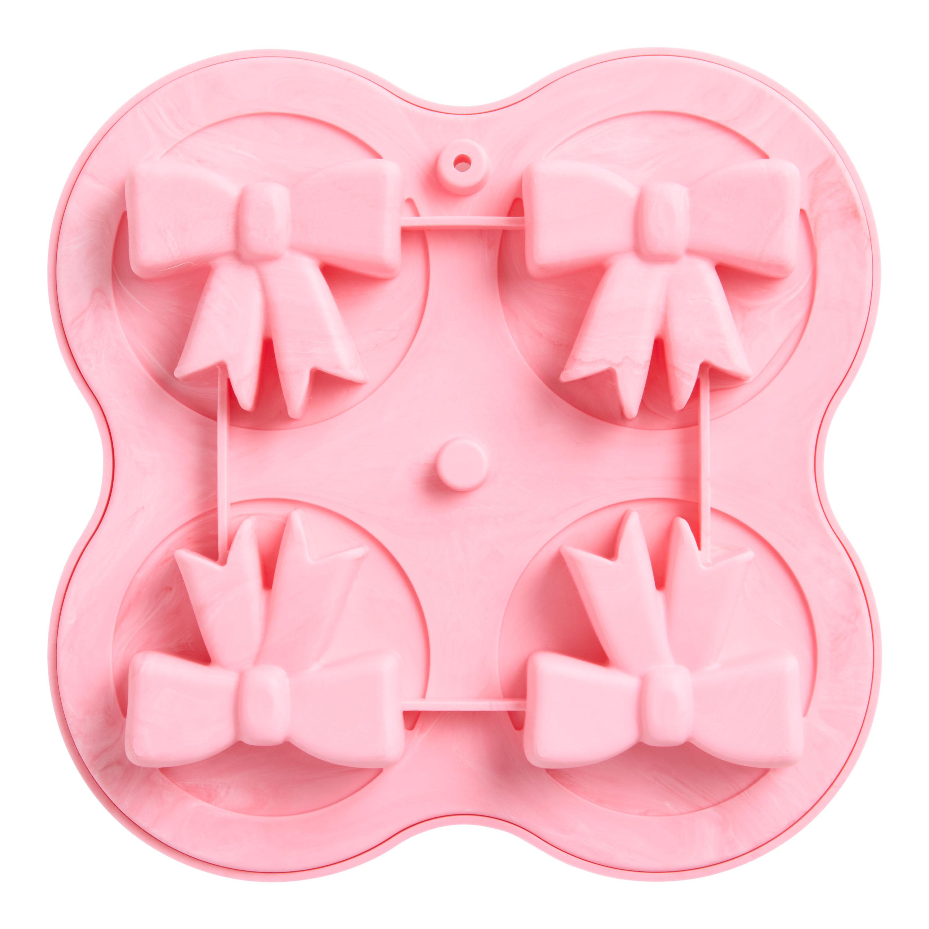 Pink Silicone Bow Shaped Ice Mold | World Market