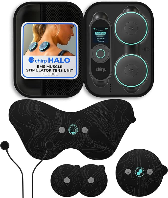 Chirp Halo Wireless Muscle Stimulator – Portable EMS Device for Muscle Recovery, Pain Relief, a... | Amazon (US)