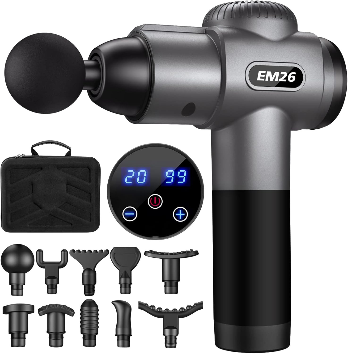 TOLOCO Massage Gun, Upgrade Percussion Muscle Massage Gun for Athletes, Handheld Deep Tissue Mass... | Amazon (US)