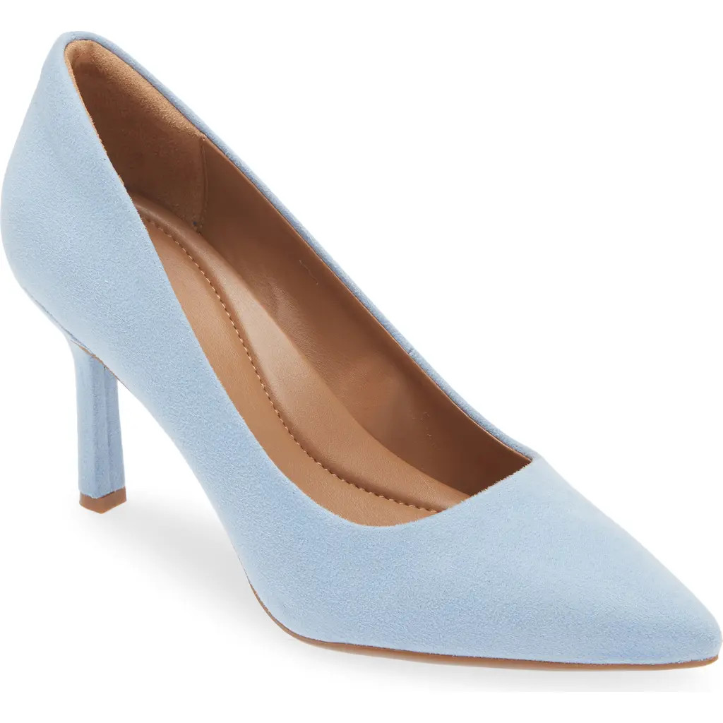 NORDSTROM RACK Paige Faux Leather Pump in Blue Chambray at Nordstrom Rack, Size 8 | Nordstrom Rack