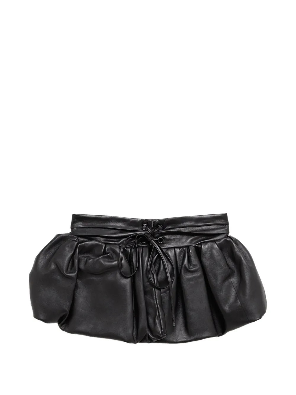 Chloé Peplum belt in leather - Black | Farfetch Global