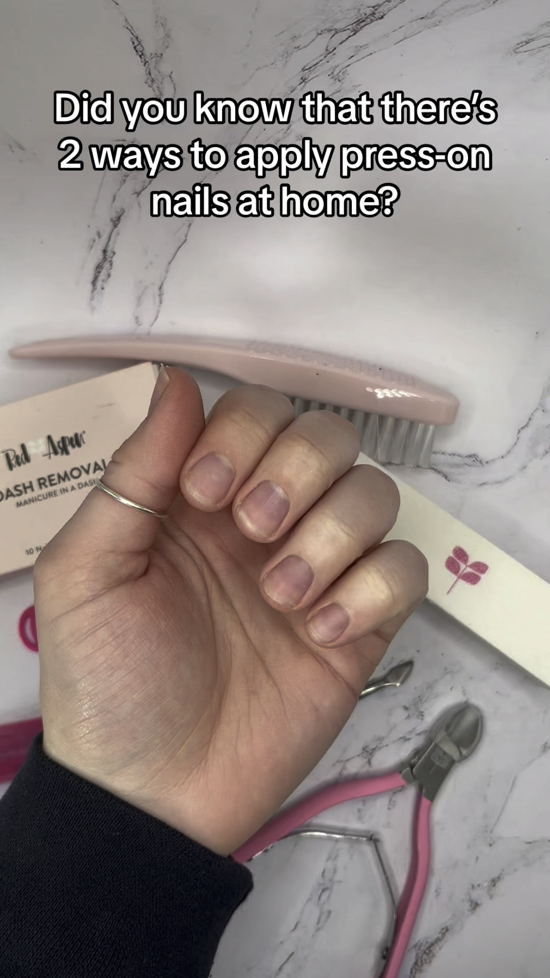 Did you know that there’s 2 ways to apply your press on nails? Removing them is easy and non-damaging, no matter which way you choose!

First follow me, @be_leafinyourself so that you can see all of the nail tip and tricks because proper nail dash removal is not only important for healthy natural nails, but it’s SUPER easy too! 👏🏻

Recommended types of oils to use (if you don’t have cuticle oil):
-Vaseline (petroleum jelly)
-Coconut Oil
-Baby Oil

Pro tip: Use the Red Aspen Cuticle Pusher Tool to help remove nail dash tab (sticker) gelly from the nailbed!

#LTKBacktoSchool #LTKBeauty