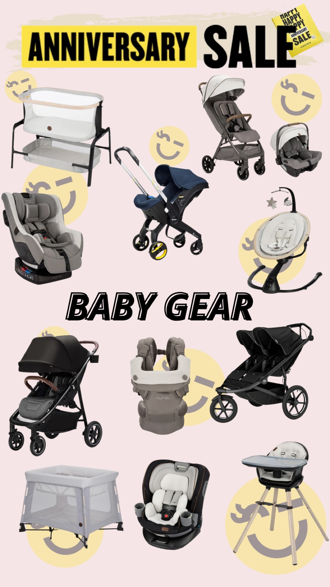 My baby gear picks from Nordstrom’s Anniversary Sale!

baby gear, strollers, car seats, baby swing, baby wearing carrier, jogging stroller, baby bassinet, baby pack and play, nuna rava car seat, nuna baby gear, maxi cosi swing, maxi cosi high chair, doona car seat and stroller, uppa baby

#LTKxNSale #LTKSaleAlert #LTKBaby