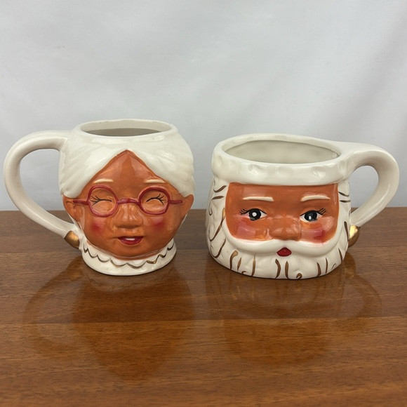 Santa and Mrs. Claus Sunny & Ted Holiday Mug Set | Poshmark