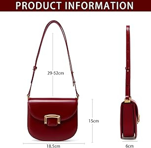 LA FESTIN Small Leather Crossbody Purses For Women - Adjustable Strap Shoulder Bag Summer Purse, ... | Amazon (US)