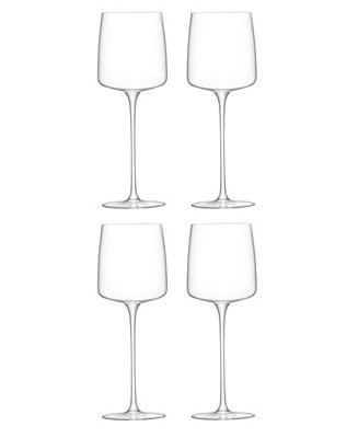 Metropolitan White Wine Glasses, Set of 4 | Macy's