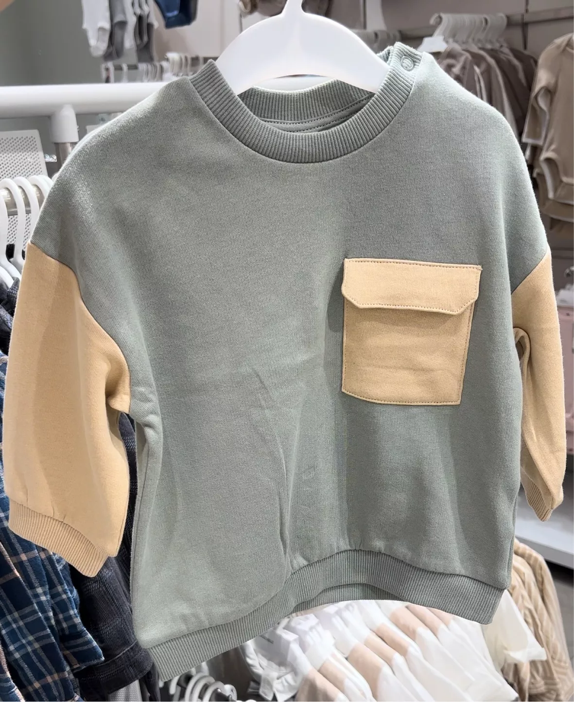Cotton Sweatshirt - Light khaki … curated on LTK