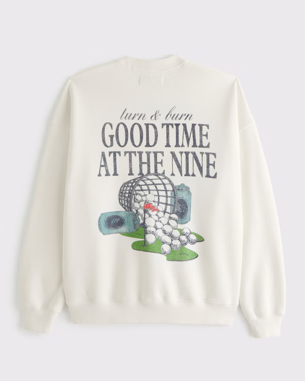 Golf Graphic Crew Sweatshirt | Abercrombie & Fitch (US)