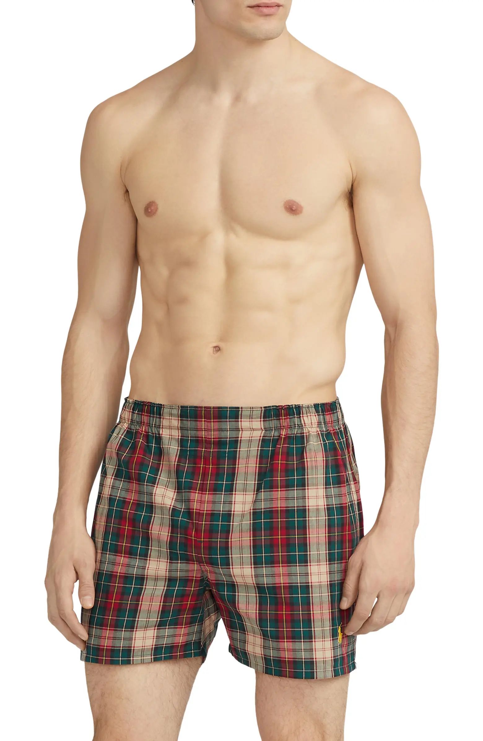 Assorted 3-Pack Woven Cotton Boxers | Nordstrom