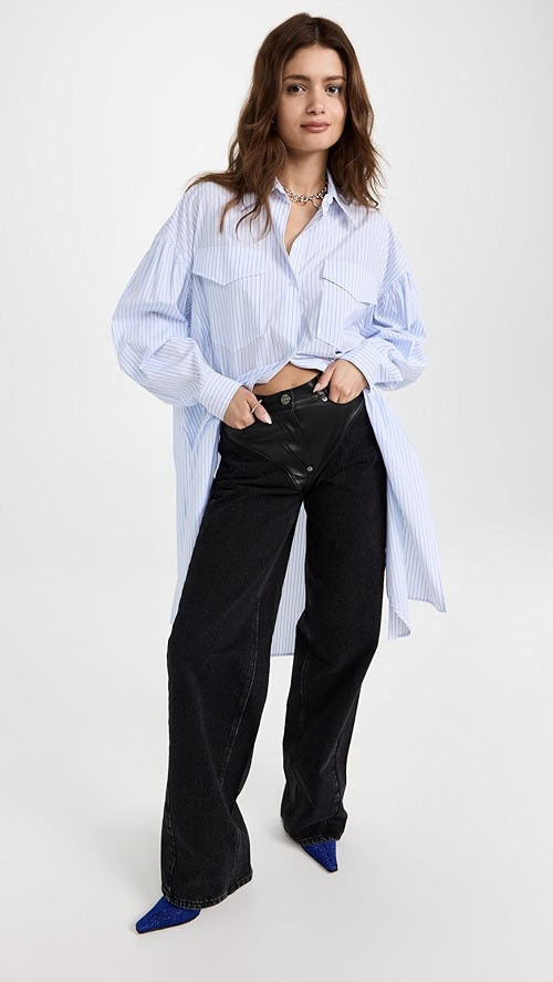 Stripe Oversized Shirt Dress | Shopbop