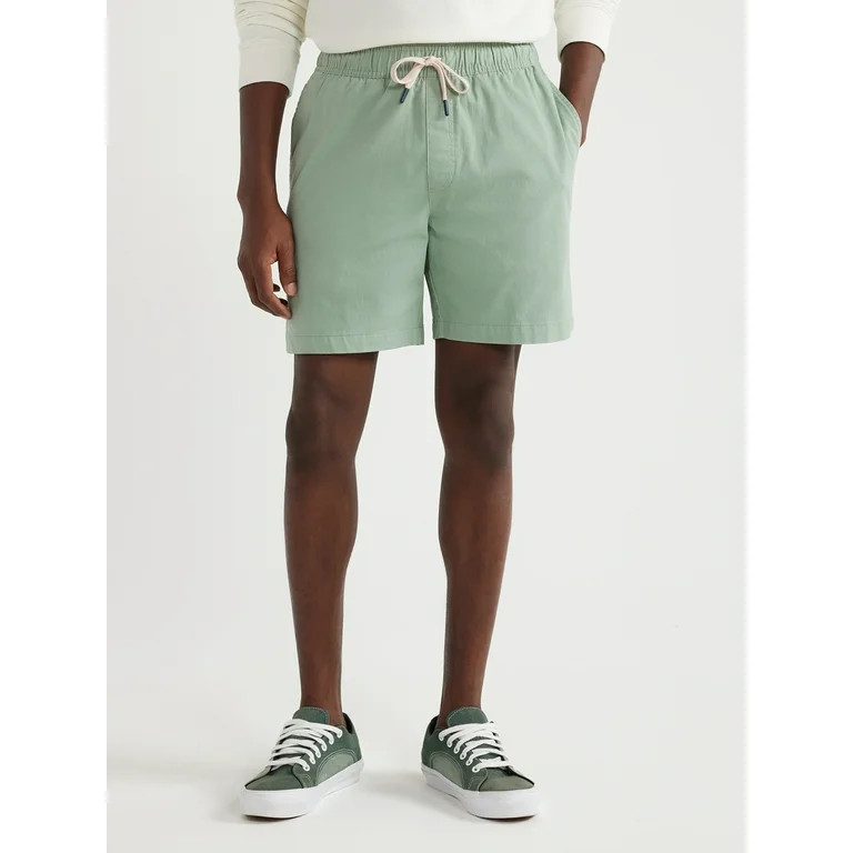 Free Assembly Men's Pull On Shorts with Drawstring, Sizes S-3XL - Walmart.com | Walmart (US)