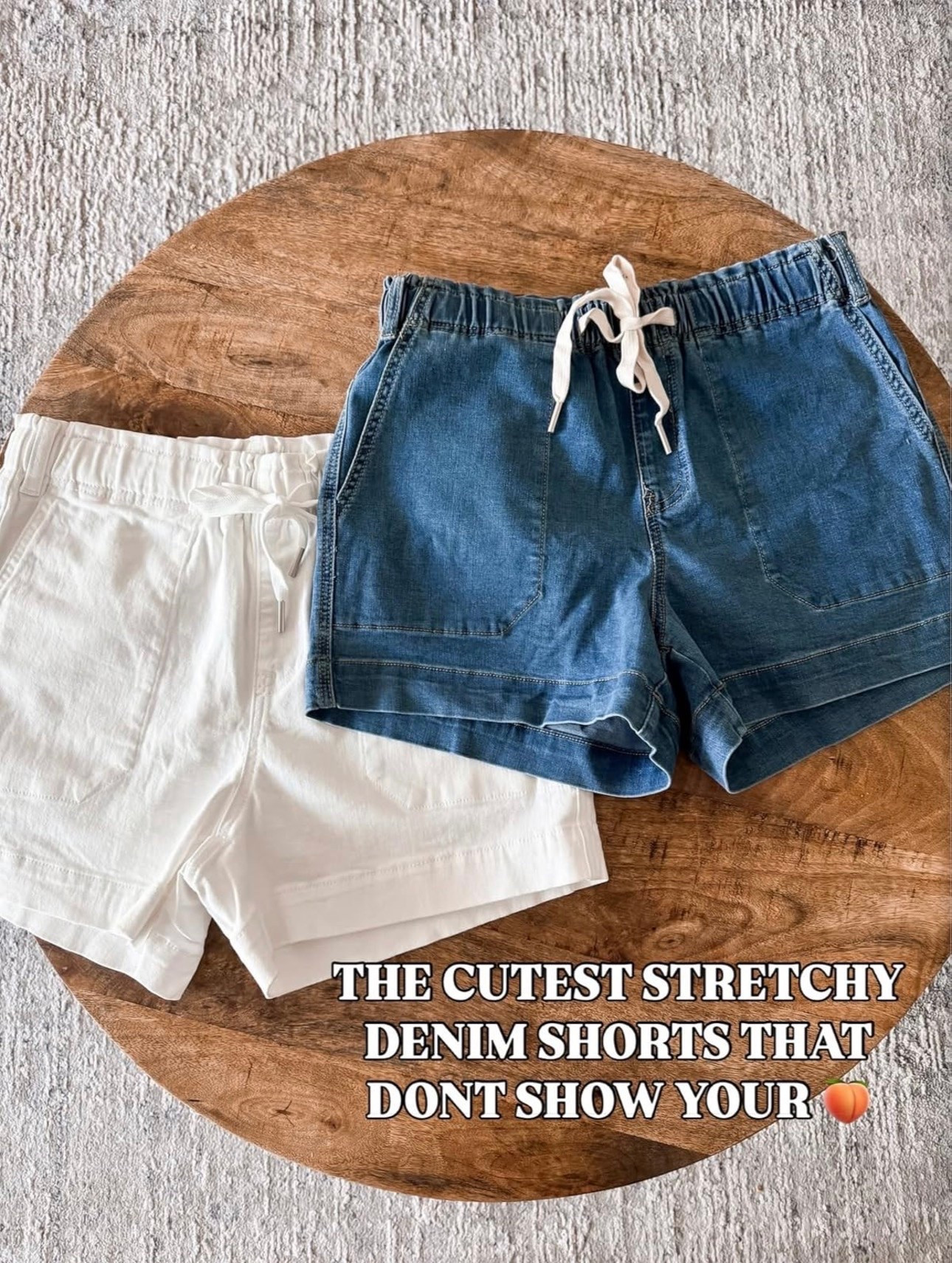 Denim shorts tie front. So cute for spring and summer. Denim shorts mom shorts. Amazon fashion Amazon finds

#LTKPetite #LTKOver40