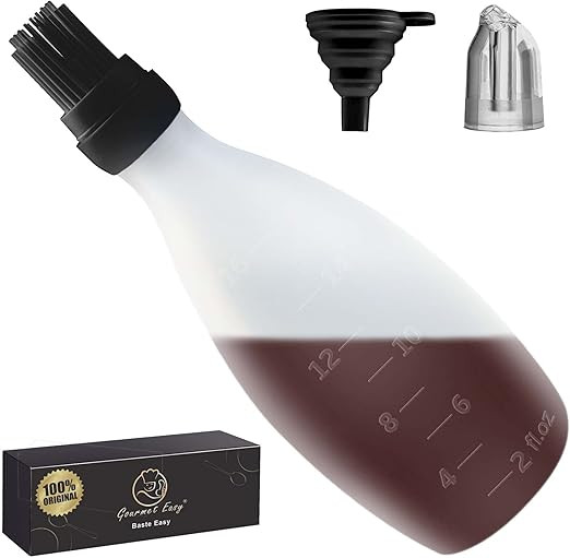 Silicone Basting Brush for Cooking - Oil Dispenser with Brush, All in One Oil Brush for Cooking, ... | Amazon (US)