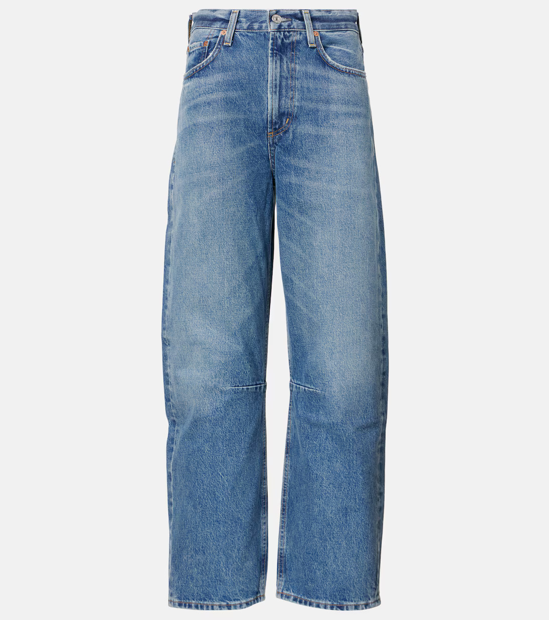 Miro high-rise cropped barrel-leg jeans | Mytheresa (UK)
