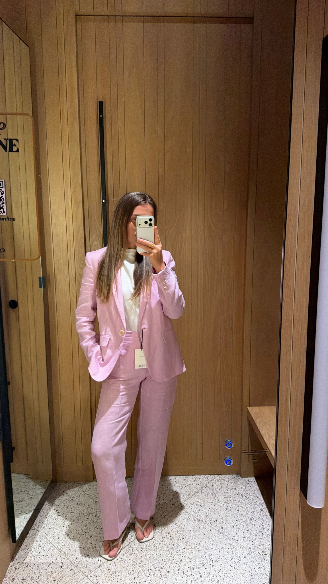Mango Lilac set 
Wearing size 34

#LTKworkwear #LTKstyletip