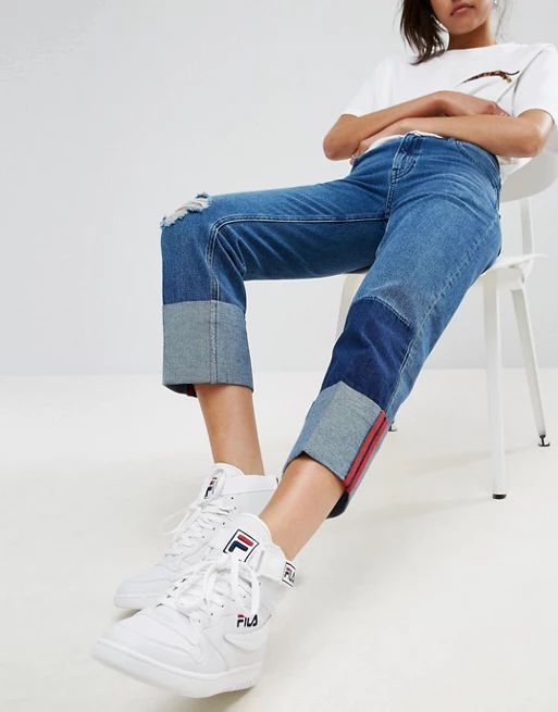 ASOS Deep Turn Up Jeans with Bound Selvage | ASOS US