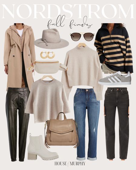 Nordstrom fall fashion / Nordstrom denim / Nordstrom handbags / fall outfits / fall sweaters / fall pants / trench coat / fall shoes / fall boots / neutral sneakers

#LTKstyletip #LTKSeasonal #LTKshoecrush