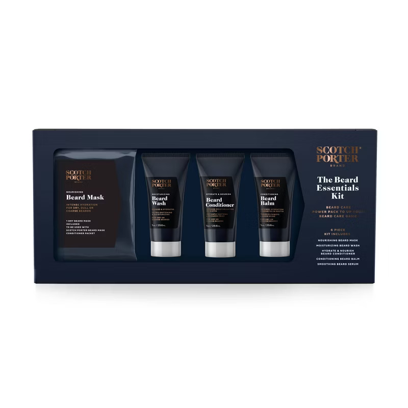 Scotch Porter Holiday Beard Essentials Kit - 5pk | Target