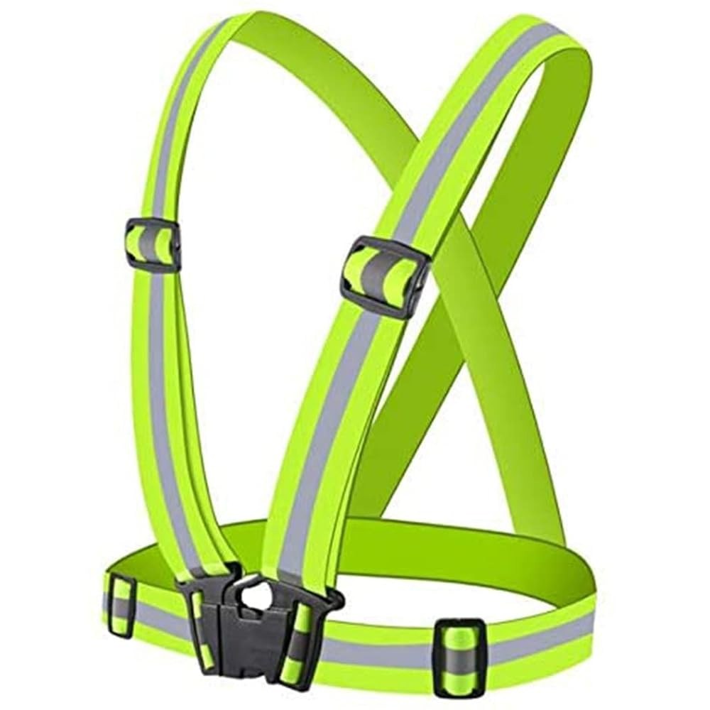 DRESBE Reflective Vest Gear Unisex Warning Vests Adjustable Laser Safety Band for Night Running C... | Amazon (US)