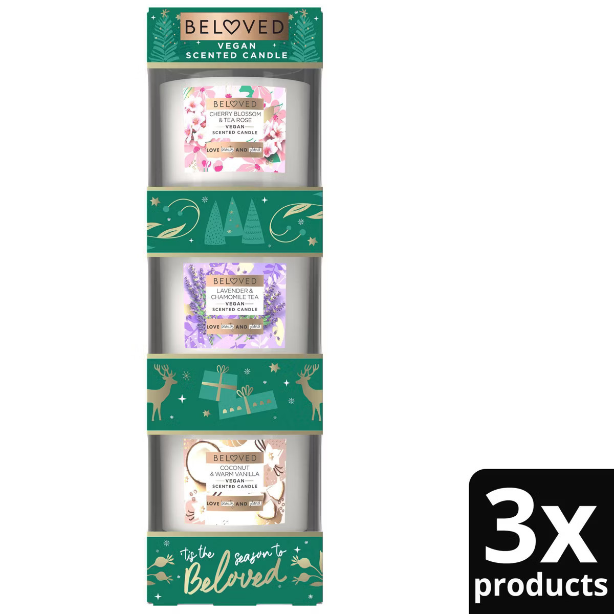 Beloved Mini Candle Variety Giftset - 3ct/4oz | Target