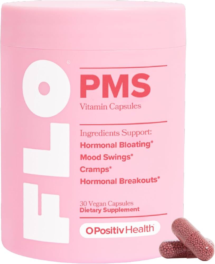 FLO PMS Vitamins for Women, 30 Servings (Pack of 1) - Proactive PMS Relief - Targets Hormonal Bre... | Amazon (US)