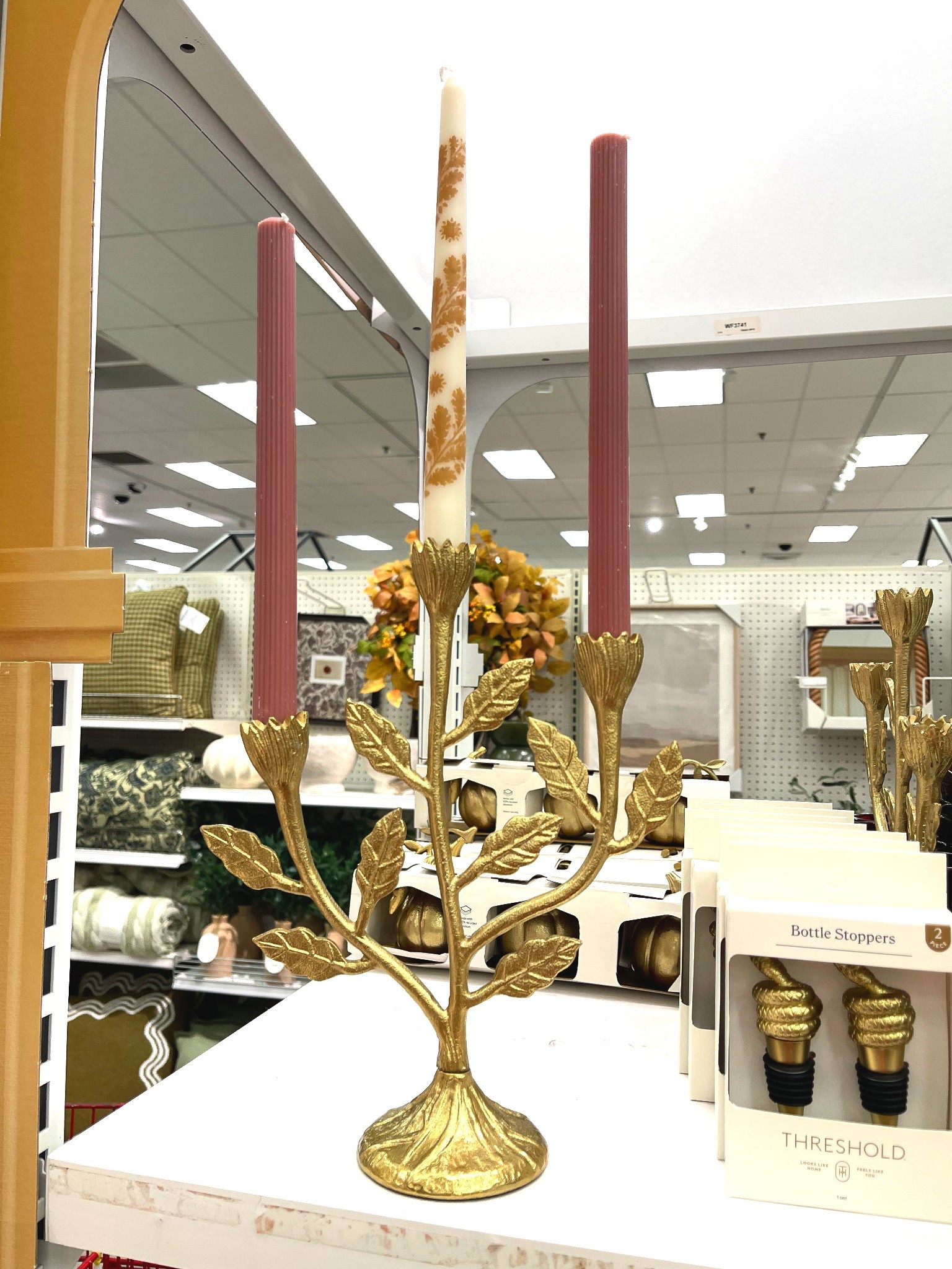 Gold floral candelabra perfect for fall decorations

#LTKSeasonal #LTKHome
