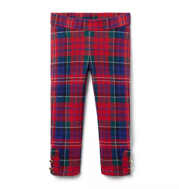 Tartan Button Cuff Pant | Janie and Jack