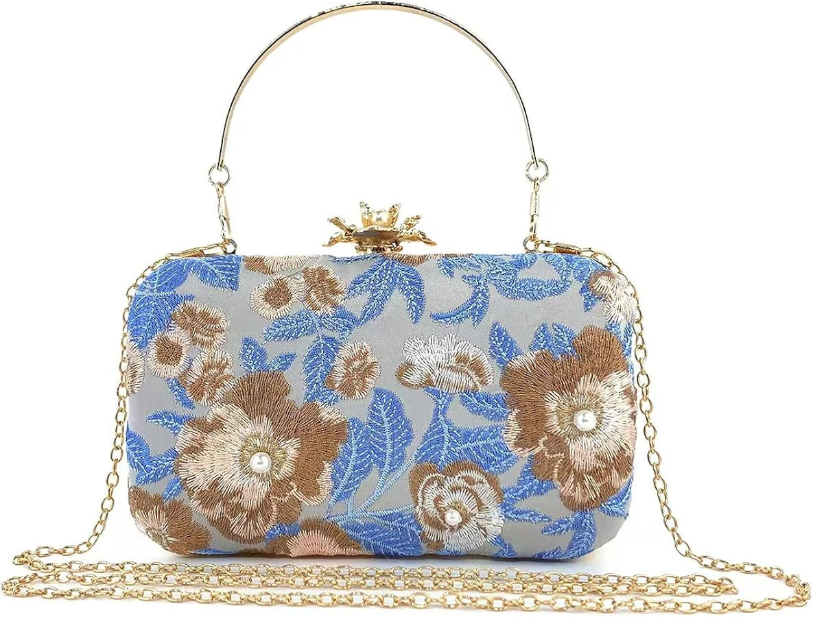 Womens Evening Clutch Bag Designer Evening Handbag Clutch Purse | Amazon (US)