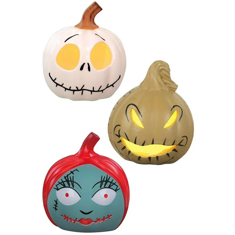 The Nightmare Before Christmas 3.25" Assorted Pumpkin Decorations - Walmart.com | Walmart (US)