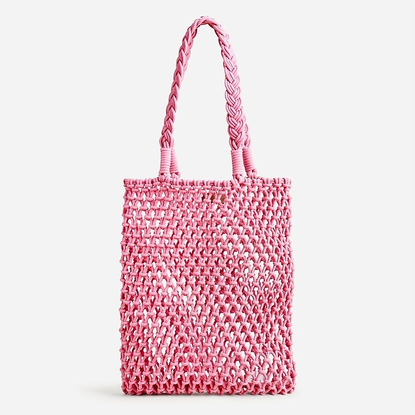 Cadiz hand-knotted rope tote | J.Crew US