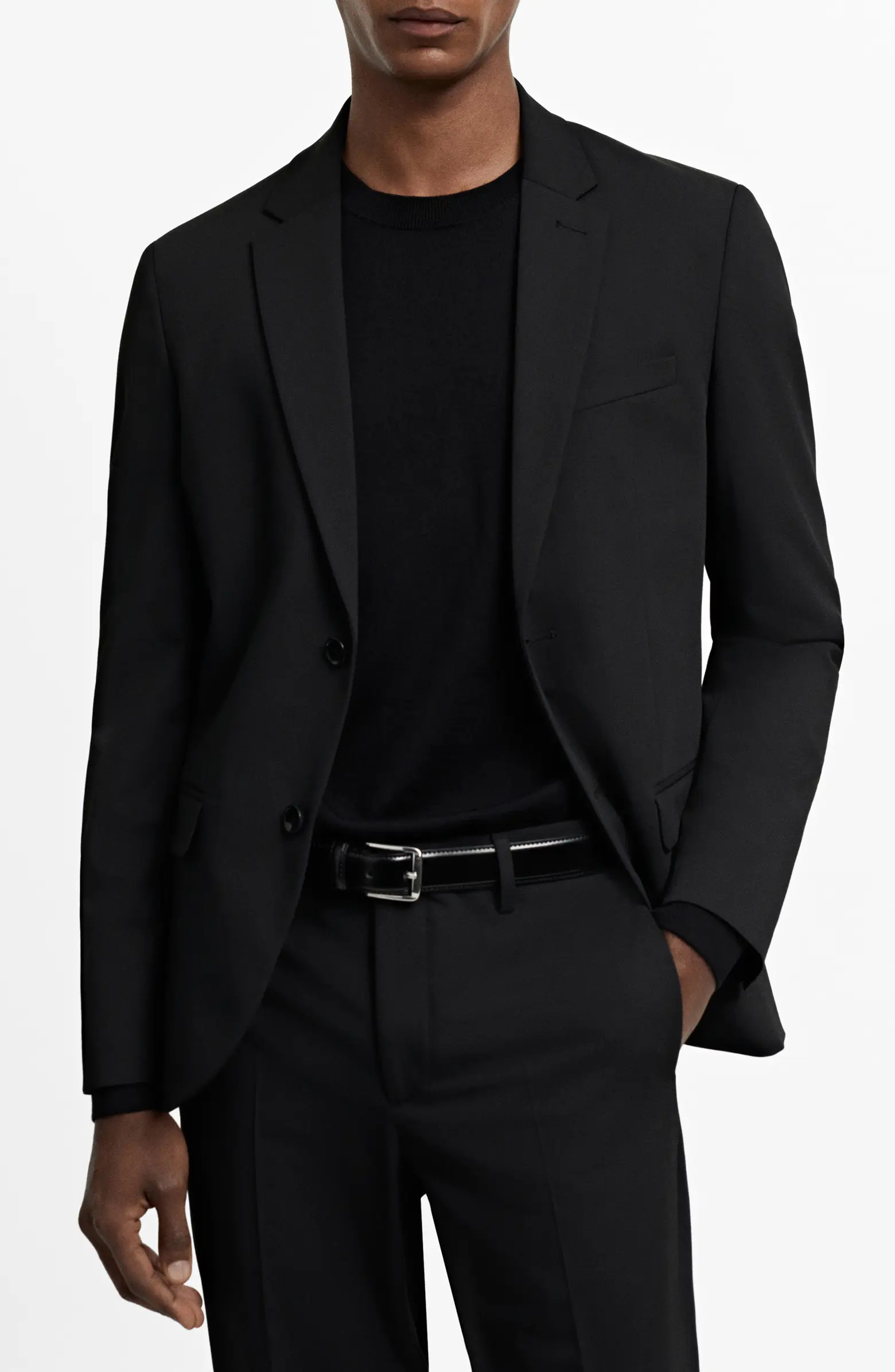 Superslim Fit Black Stretch Sport Coat | Nordstrom
