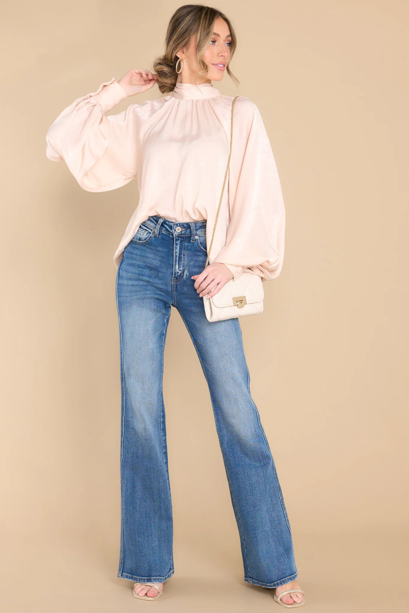 World Class Pale Pink Top | Red Dress 