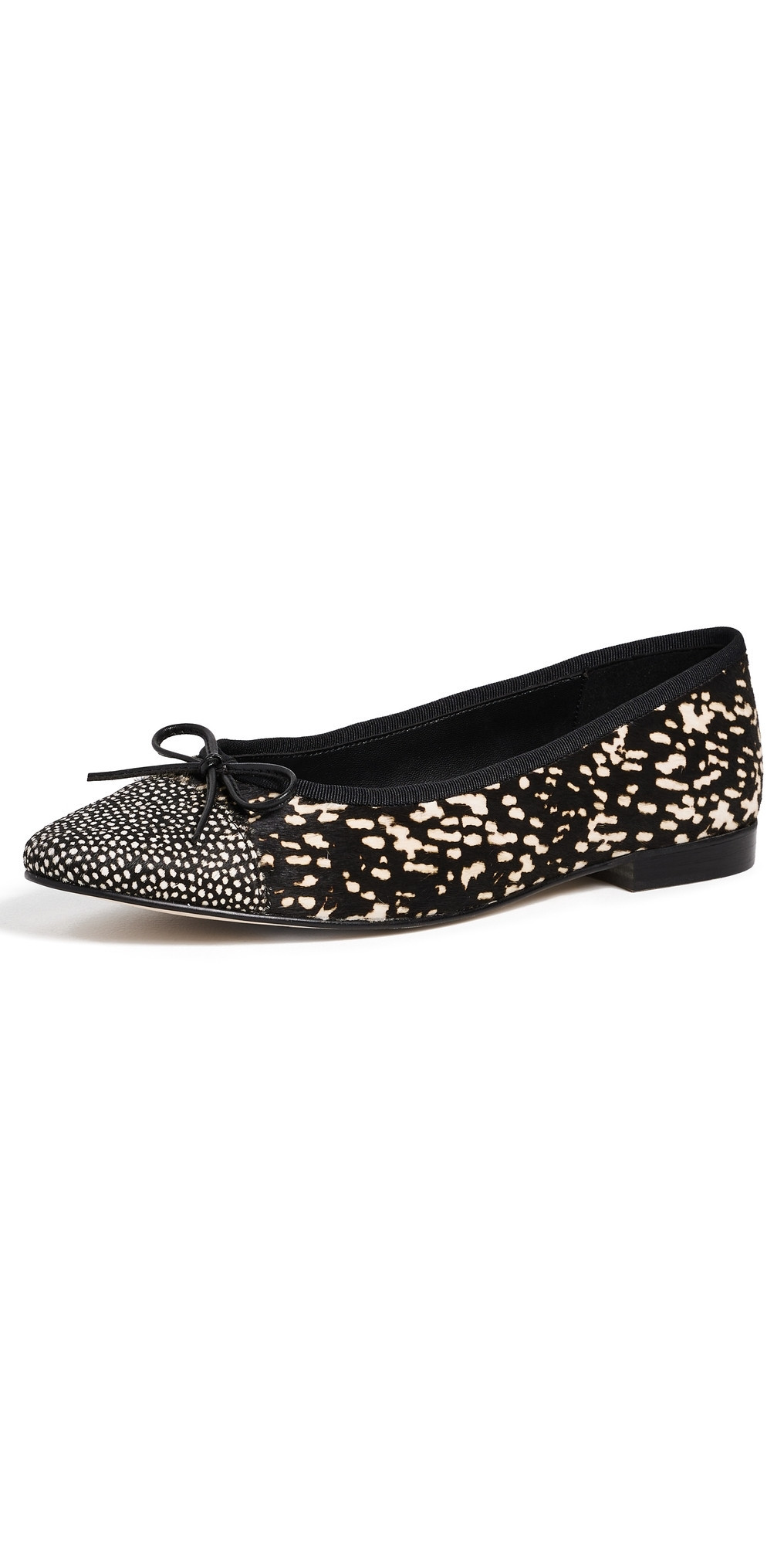 Jeffrey Campbell Arabesq-F Flats Black White Hair 7.5 | Shopbop