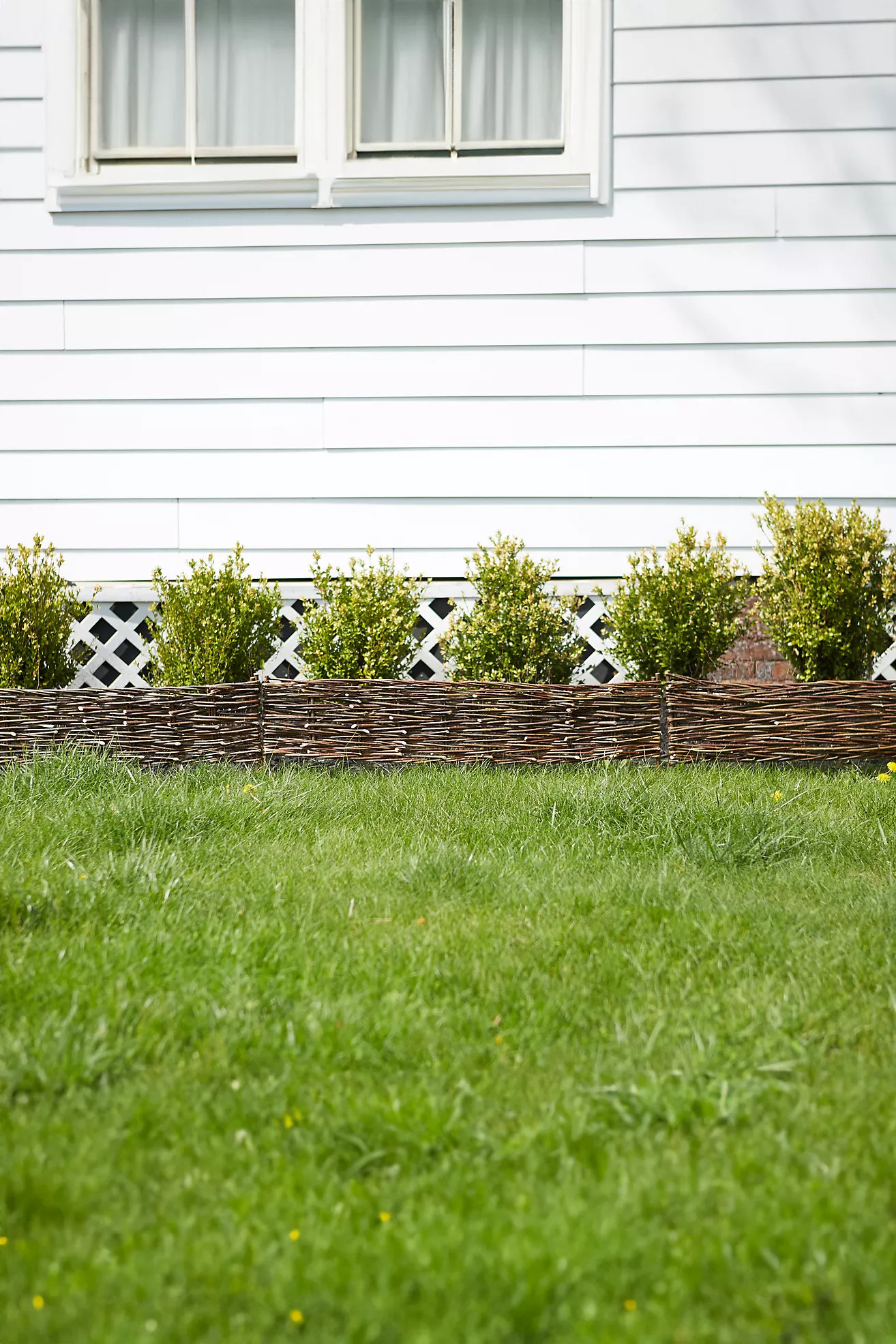 Woven Willow Border Fence Set | Terrain