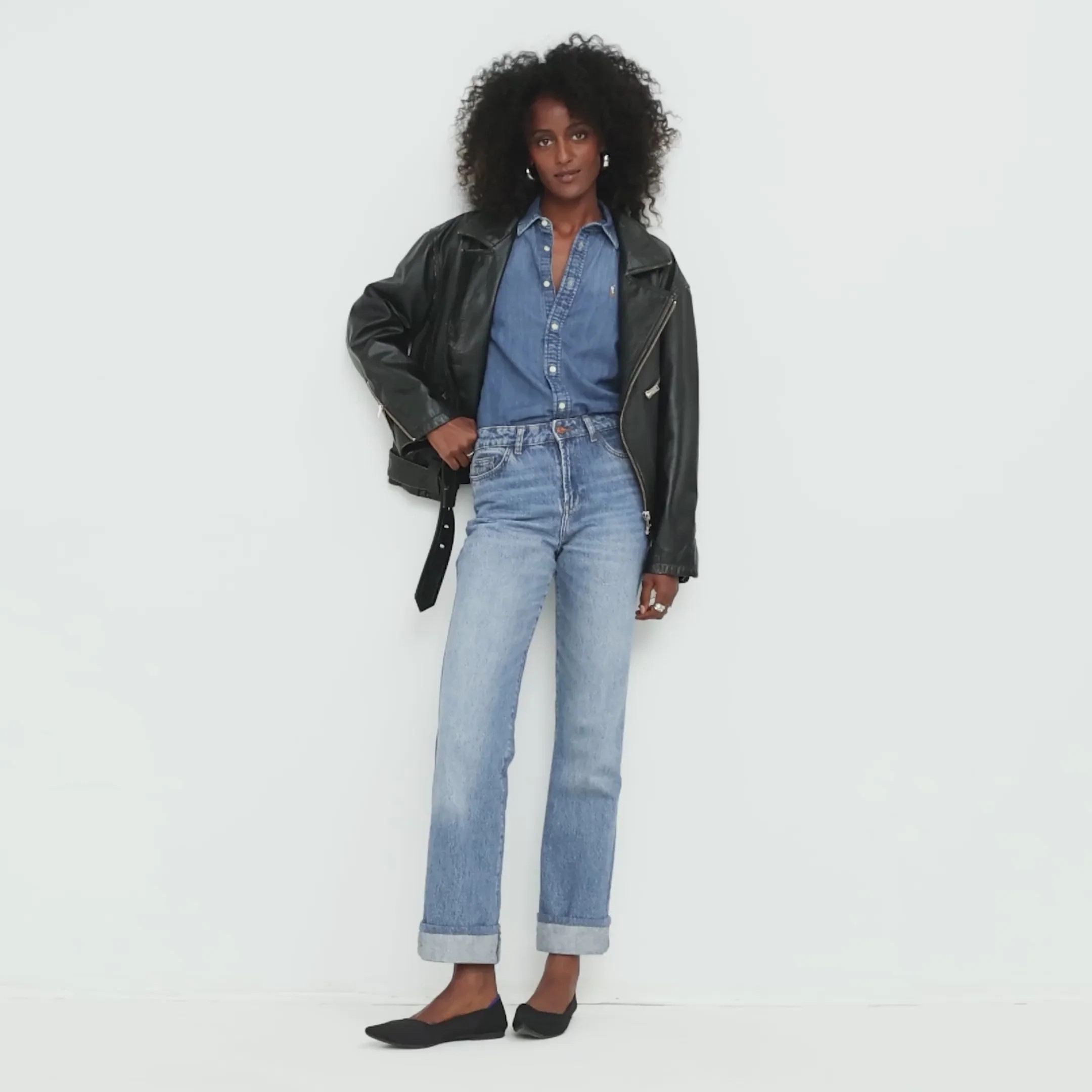 The Point II in Black | Regular & Wide Flats | Rothy's | Rothy's