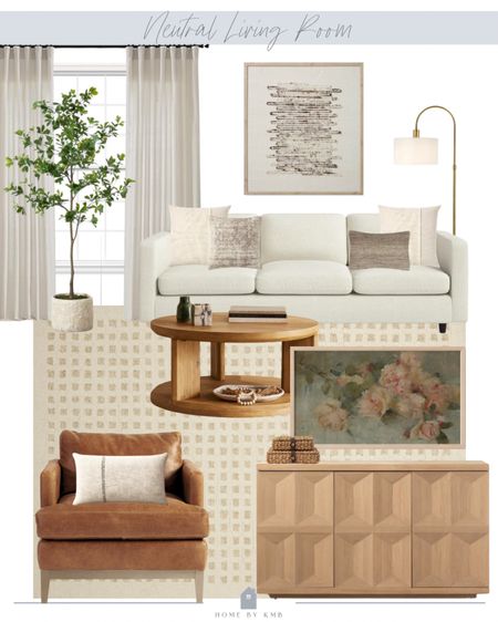 Neutral living room design#wayfairathome 

#LTKhome