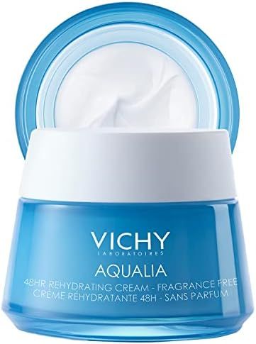 Amazon.com: Vichy Aqualia Thermal 48HR Rehydrating Fragrance Free Face Cream, Hyaluronic Acid Moi... | Amazon (US)