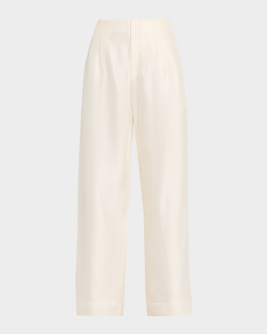 STAUD Pierre Wide-Leg Pants | Neiman Marcus