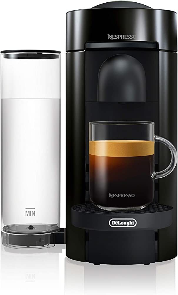 Nespresso Vertuo Plus Coffee and Espresso Machine by De'Longhi, Ink Black | Amazon (US)