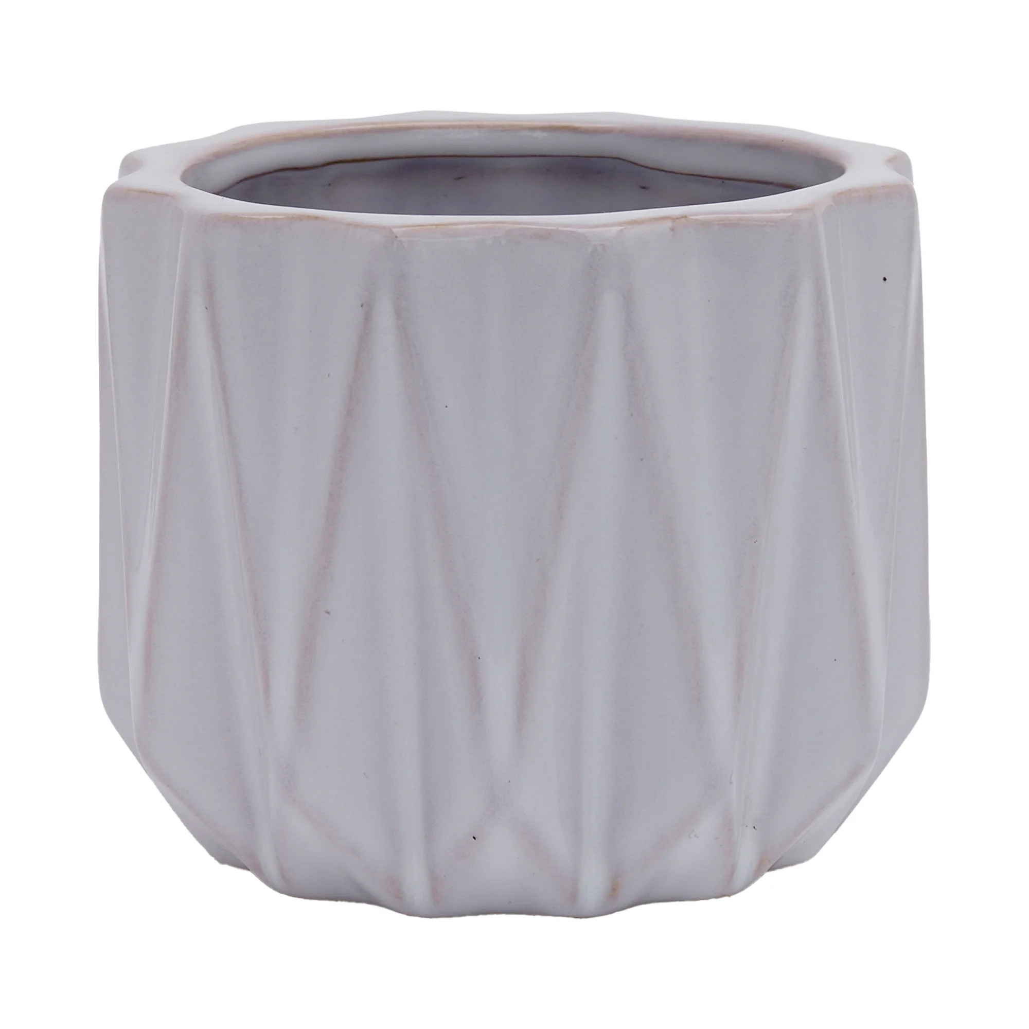 Better Homes & Gardens Pottery 5" Devi Round Ceramic Planter, White - Walmart.com | Walmart (US)