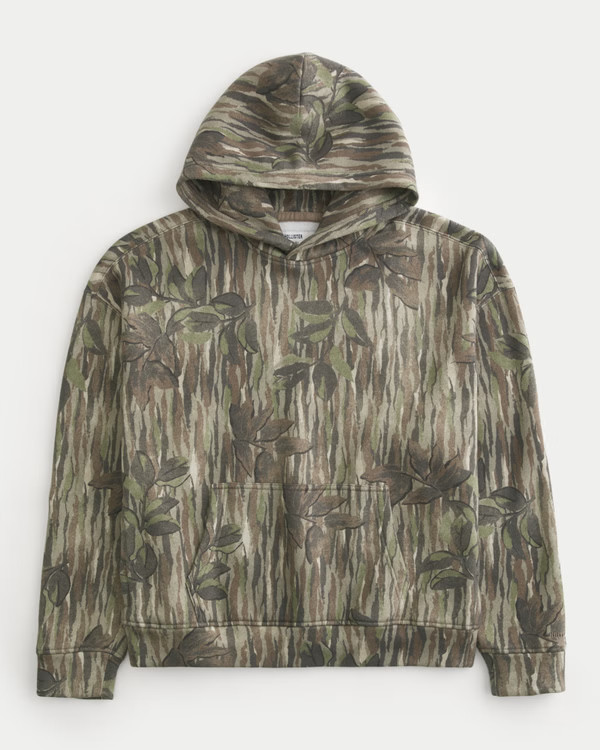 Boxy Camo Hoodie | Hollister (US)