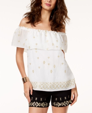 Thalia Sodi Off-The-Shoulder Top, Created for Macy's | Macys (US)